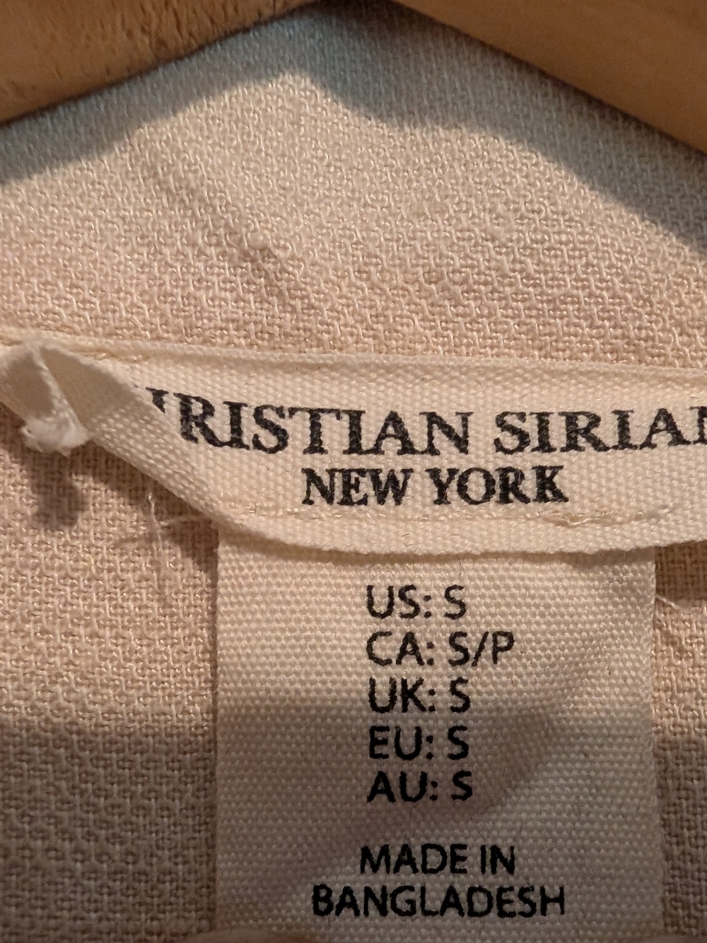 Christian Siriano Light Beige Utility Jacket - Picture 3 of 4